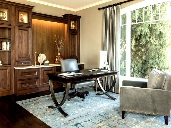 Freestanding - Transitional Home Office